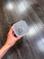 Tall Transparent Square Pot（M）